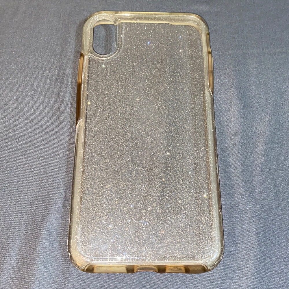 Clear/Silver Sparkle OtterBox iPhone X/XS Case